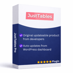 justtables pro (woocommerce product table)