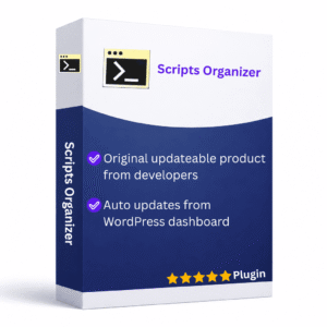 scripts organizer (code snippet)